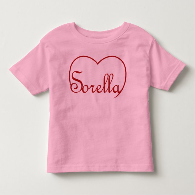 Sorella Italia Kleinkind T-shirt (Vorderseite)