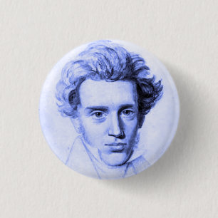 "SOREN KIERKEGAARD" BUTTON