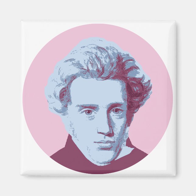 Soren Kierkegaard Magnet (Vorne)