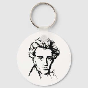 Soren Kierkegaard Philosophie existenzialistisches Schlüsselanhänger