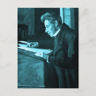 "SOREN KIERKEGAARD" POSTKARTE