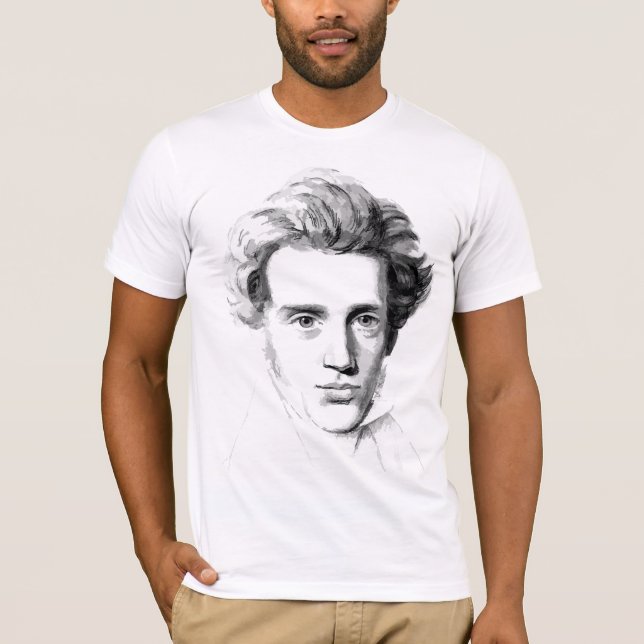 “SOREN KIERKEGAARD” T-Shirt (Vorderseite)