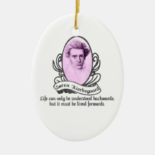Søren Kierkegaard Verzierung Keramik Ornament