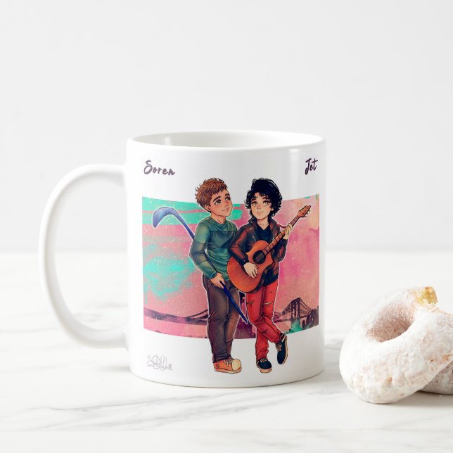 Soren und Jett Tasse (Mit Donut)