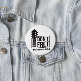 Sorge dich nicht (Philipper 4:6-7) Gitarre Button