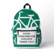 Sorge für Radfahrer zeigen