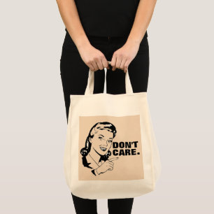 SORGEN SIE SICH NICHT. FUNNY RETRO HOUSEWIFE TASCH TRAGETASCHE