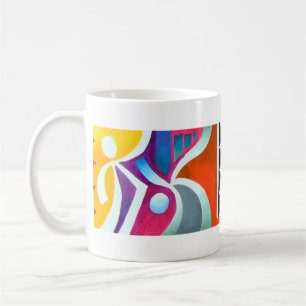 SORGEN SIE SICH NICHT IST GLÜCKLICH KAFFEETASSE