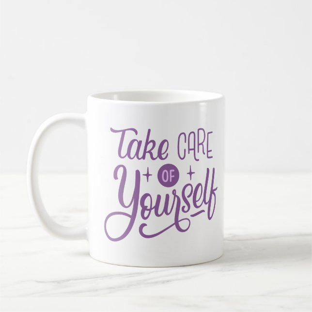 SORGEN SIE SICH SELBST KAFFEETASSE (Links)