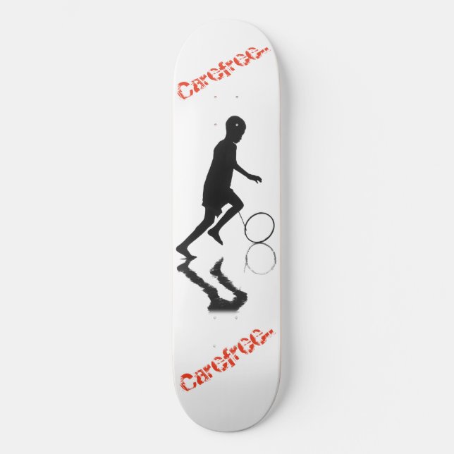 sorgenfrei skateboard (Vorderseite)