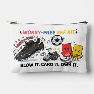Sorgenfreies Ref-Kit – Lustiger Kawaii-Fußballschi Zubehörtasche