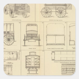 Sorgfalt des Kranken, verwundet Quadratischer Aufkleber