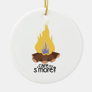 Sorgfalt für Smore Keramik Ornament