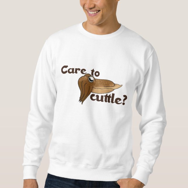 Sorgfalt zu den Tintenfischen? Sweatshirt (Vorderseite)