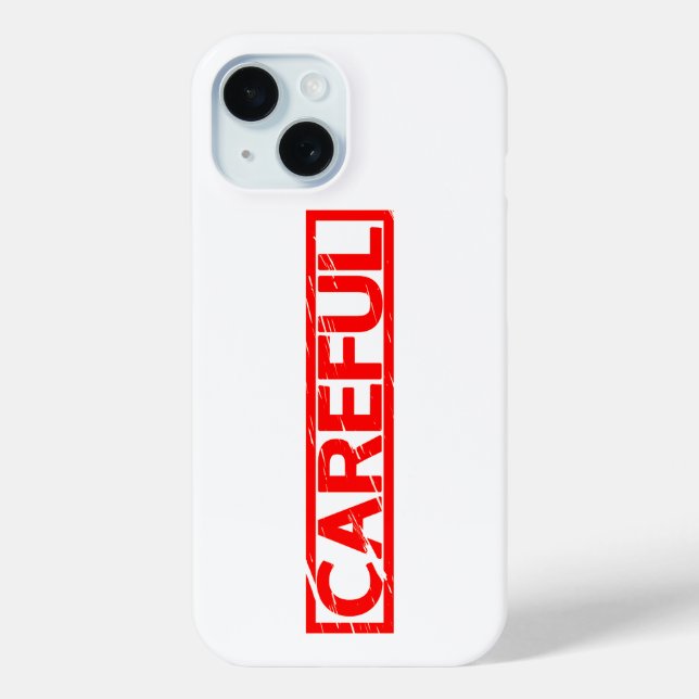 Sorgfältige Briefmarke Case-Mate iPhone Hülle (Rückseite)