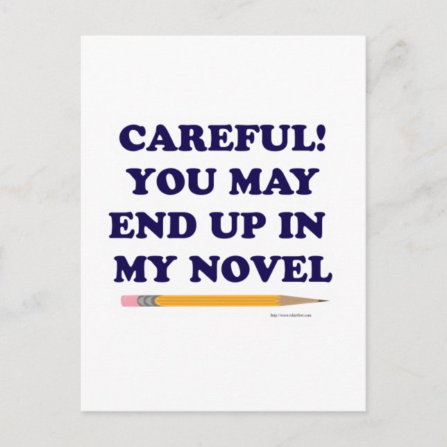 Sorgfältiger Basic-Stil Postkarte (Vorderseite)