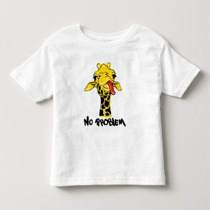Sorglose Giraffe: Kein PROBLEM Haltung Kleinkind T-shirt