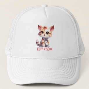 Sorglose Katze Attitude - Spielerisches Felsdesign Truckerkappe