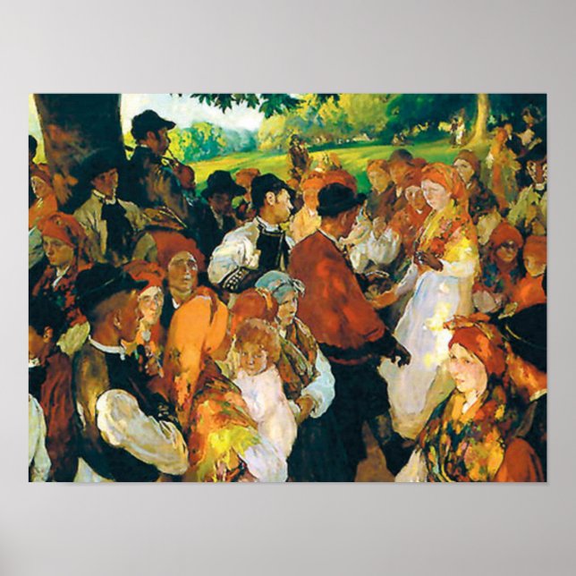 Sorolla - Fiesta Gallega Poster (Vorne)
