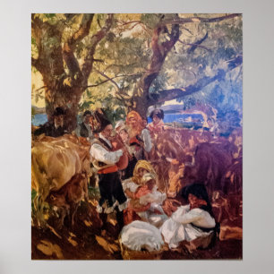 Sorolla - Galicien, die Pilgerfahrt Poster