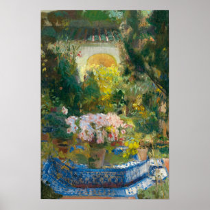 Sorolla - Innenhof des Hauses Poster