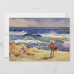 Sorolla - Junge auf dem Sand Karte