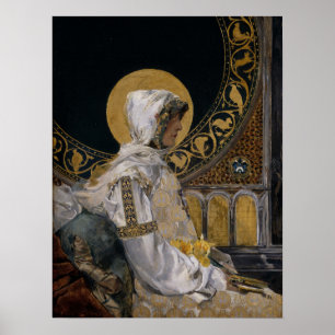 Sorolla - Santa im Gebet Poster