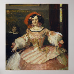 Sorolla - Schauspielerin Maria Guerrero als Lady B Poster