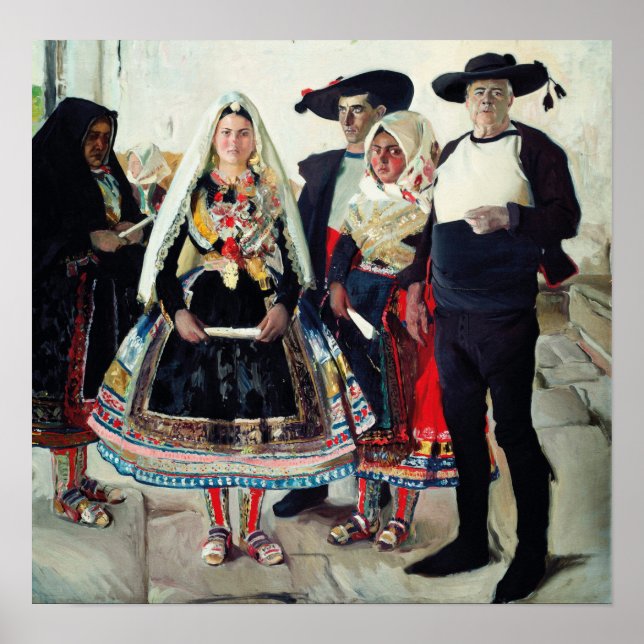 Sorolla - Typische Lagarterana Poster (Vorne)