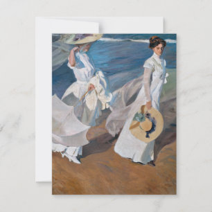 Sorolla Y Bastida - Spaziergang entlang der Küste Dankeskarte