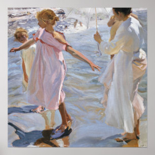 Sorolla - Zeit für einen Bad, Valencia Poster