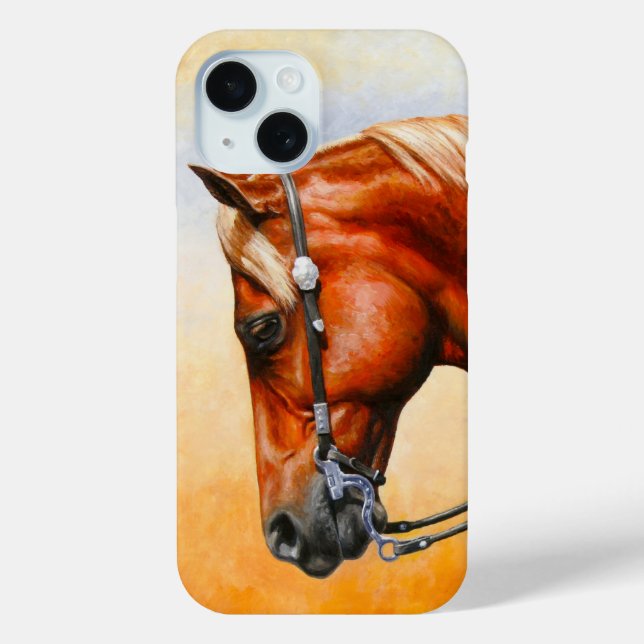 Sorrel Western Pleasure Quarter Horse Case-Mate iPhone Hülle (Rückseite)
