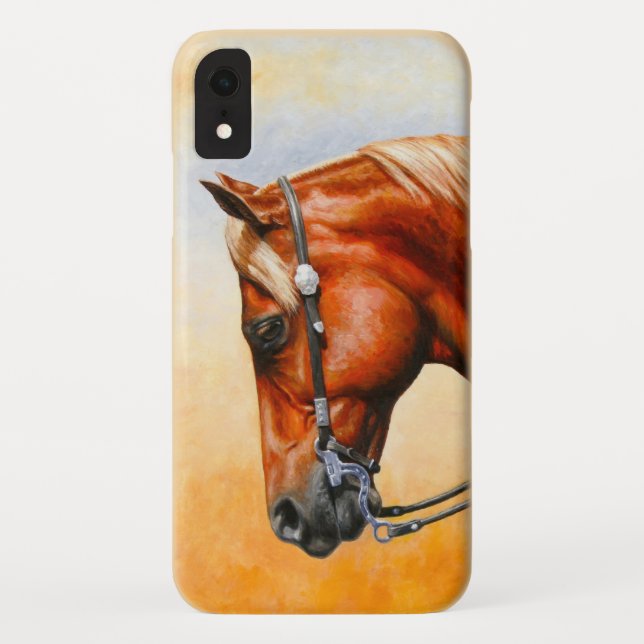Sorrel Western Pleasure Quarter Horse Case-Mate iPhone Hülle (Rückseite)