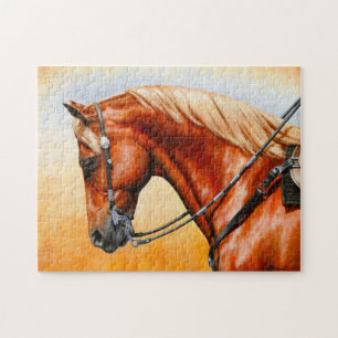 Sorrel Western Pleasure Quarter Horse Puzzle