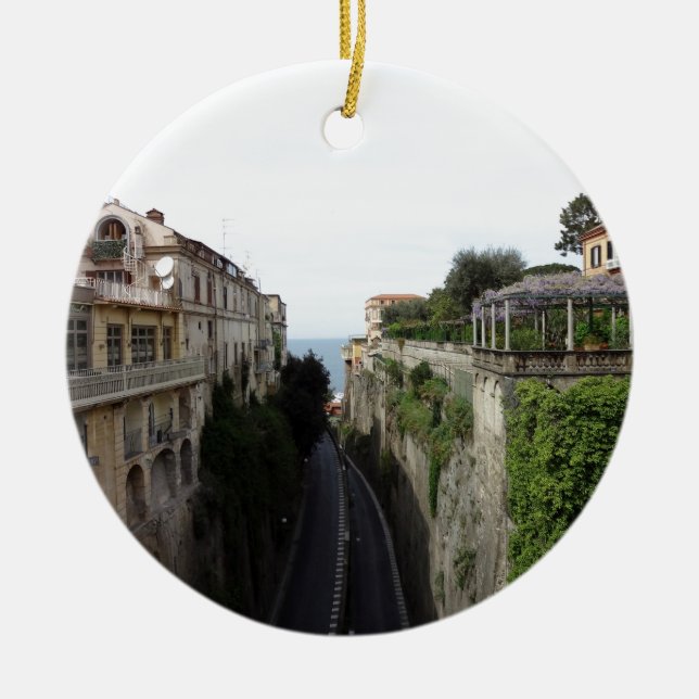 Sorrent, Italien Keramik Ornament (Vorne)