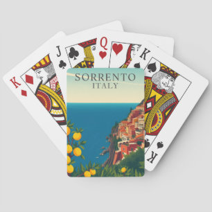 Sorrent Italien Spielkarten-Deck Vintage Reise Spielkarten