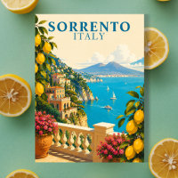 Sorrent Italien Zitronen Vintage Reise