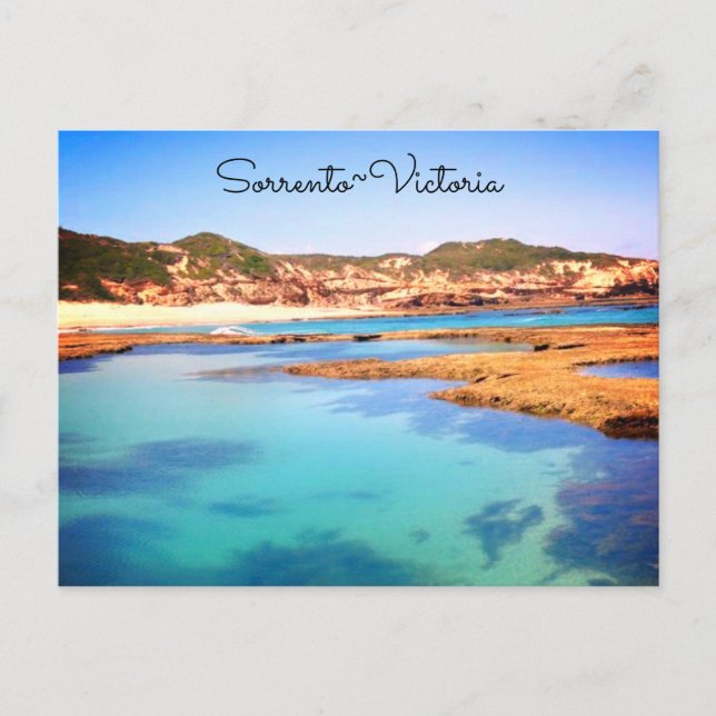 Sorrento Back Beach, Victoria, Australien Postkarte (Vorderseite)