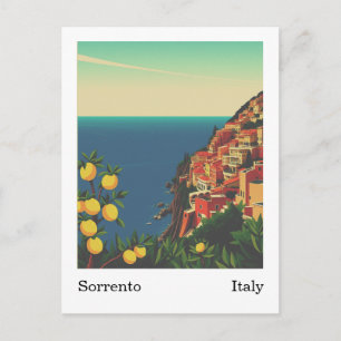 Sorrento, Italien Art Retro Postkarte