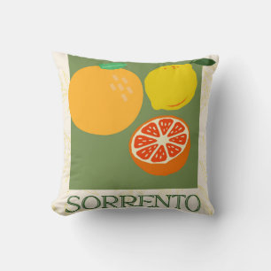 Sorrento Italien Citrus Kitchen Print Kissen