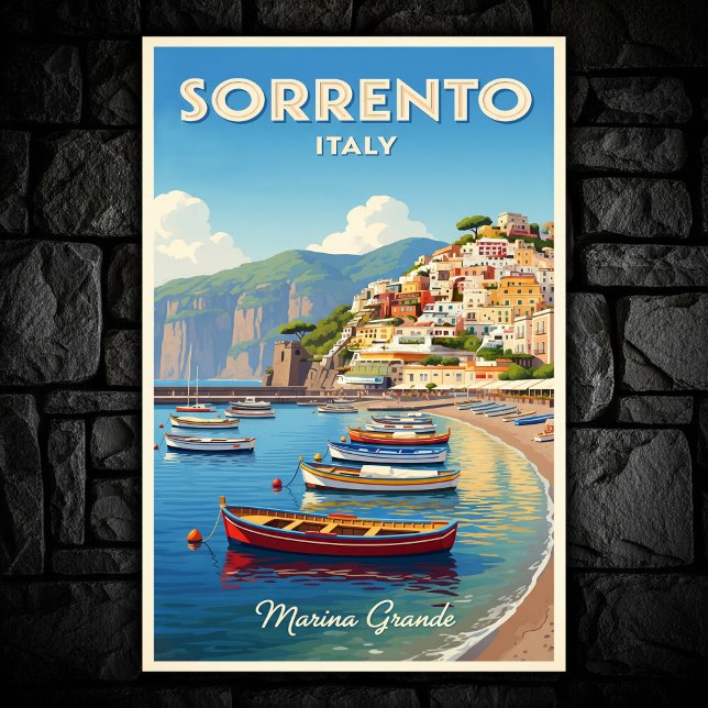 Sorrento, Italien: Eine Vintage Poster Collection  (Von Creator hochgeladen)