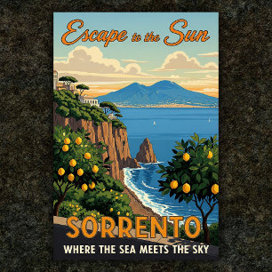 Sorrento, Italien: Eine Vintage Poster Collection