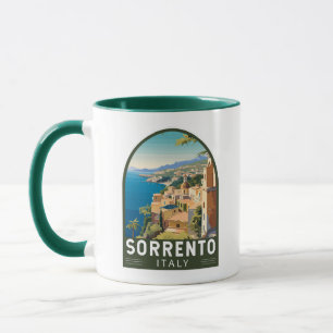 Sorrento Italien Reisen Kunst Vintag Tasse