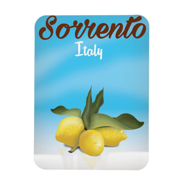 Sorrento Italienisches Reiseplakat Magnet (Vertikal)