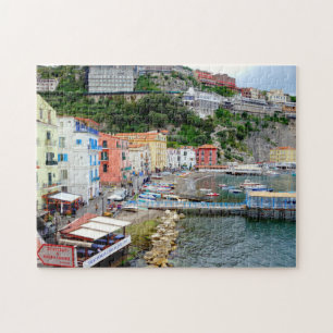 Sorrento Marina Grande Colorful Beach in Italien Puzzle