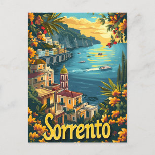 Sorrento Vintag Postkarte