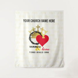 SORROS UND LIEBE Christlich Ostern Kirchen Kunst,  Wandteppich