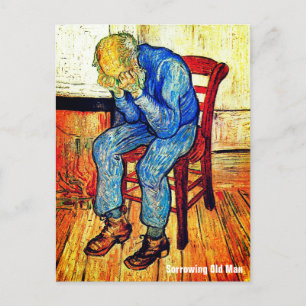 Sorrowing Old Man by Van Gogh Postkarte