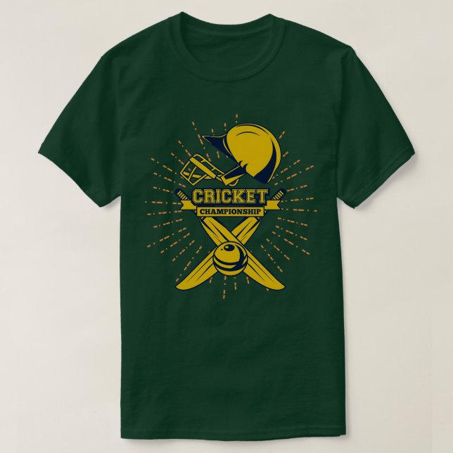 Sorry, aber ich bin verrückt nach Cricket T-Shirt (Design vorne)