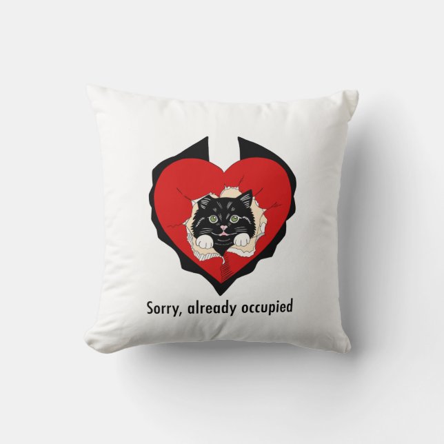 Sorry, already occupied kissen (Vorderseite)